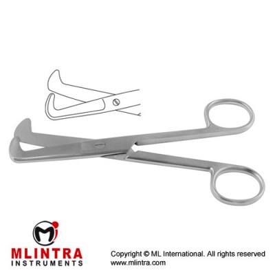 Schuhmacher Umbilical Cord Scissor Stainless Steel, 16 cm - 6 1/4"